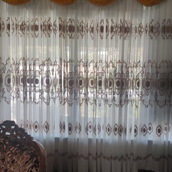 Embroidered Sheers - Picture 2 of 7